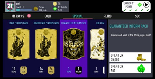 Sports game for Android