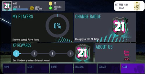 Download NT 21 Draft Simulator + Pack Opener MOD APK