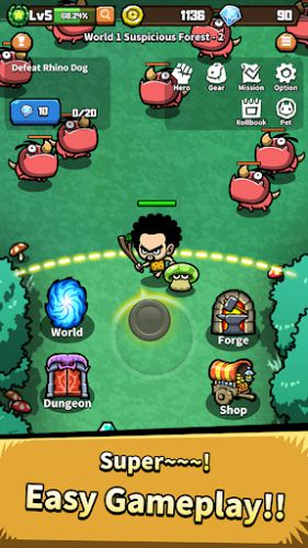 Homo Idlecus monster hunting