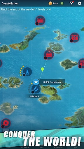 Download Idle Fleet: Warship Shooter silver hack