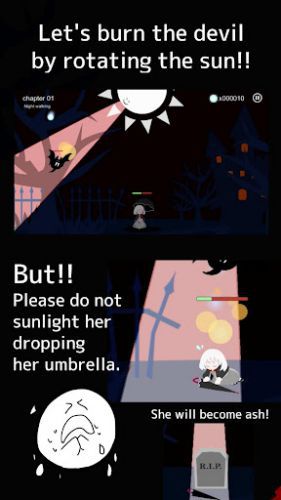 Experience Sun and dark girl at ApkUnlimit