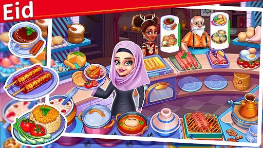 Experience the modded restaurant game with many special features
