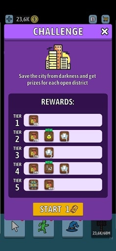 Green button: Money clicker No Ads