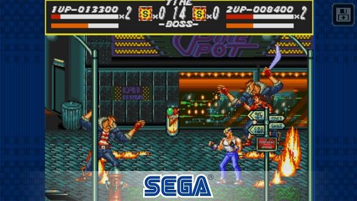 Streets of Rage Classic MOD blocks ads