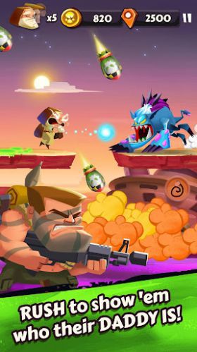 Band of Badasses Run & Shoot - Save the World from Invaders