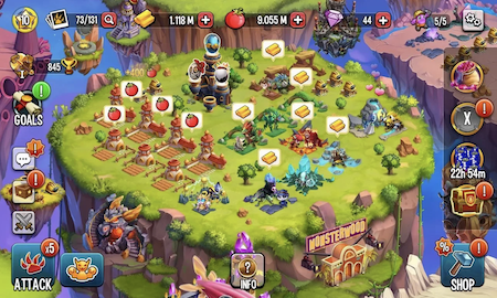 Download Monster Legends mod auto win