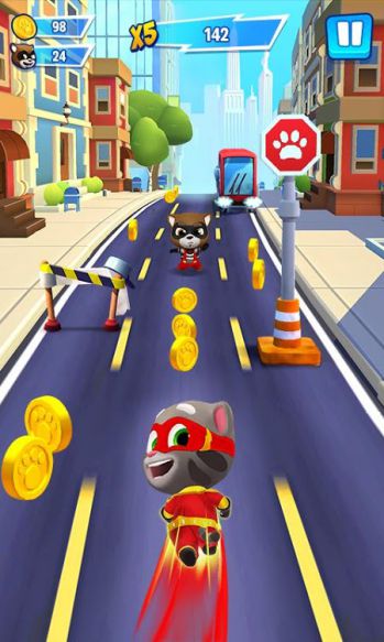 Talking Tom Hero Dash mod unlimited money