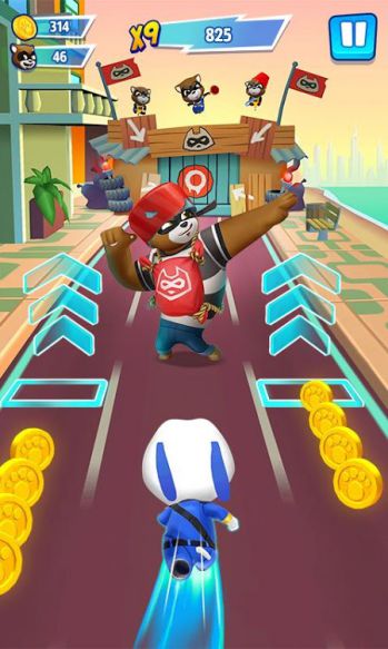 Download Talking Tom Hero Dash mod unlimited money