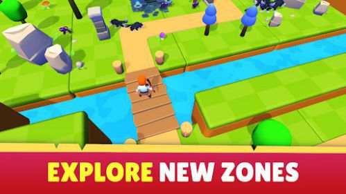Craft and battle idle knight survival game
