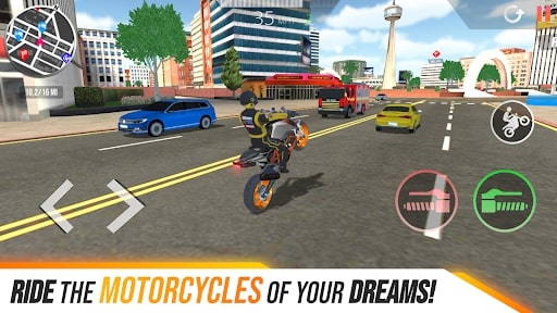 Version MOD argent Motorcycle Real Simulator