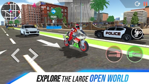 Motorcycle Real Simulator MOD argent illimité