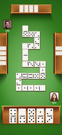 Captivating domino game