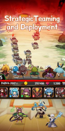 Idle Merge Heroes warriors charge into battle