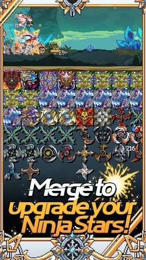 Merge Ninja Star 2 MOD Uang