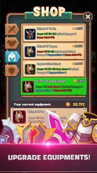 Monster-destroying battles in Lost in the Dungeon