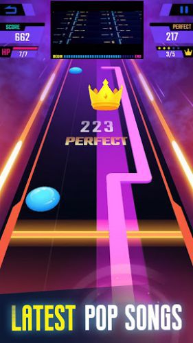 Tap Music 3D rhythm gameplay