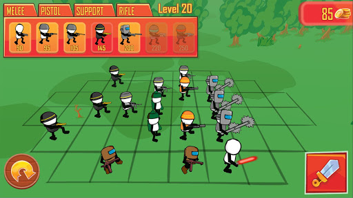 Stickman súng chiến đấu Simulator MOD Unlocked Unlimited Money