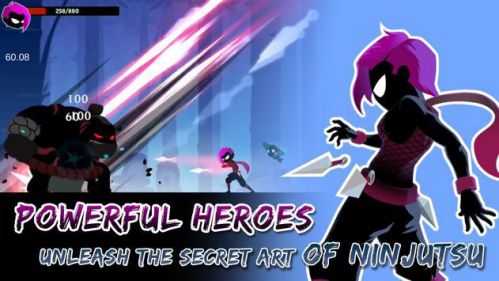 Stickman Revenge 4 destroys monsters