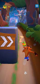 Crash Bandicoot endless runner