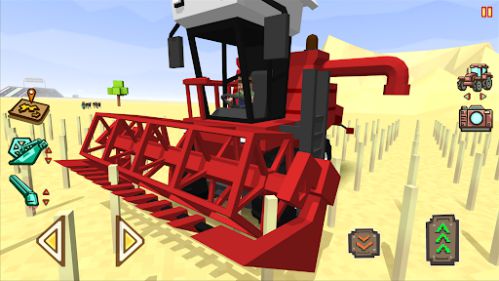 Blocky Farm Racing fruit harvesting