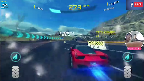 record gameplay screen with camera using Omlet Arcade