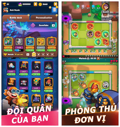 rush royale mod recompensas gratis