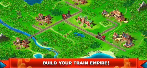Idle Train Empire construcción de ciudades