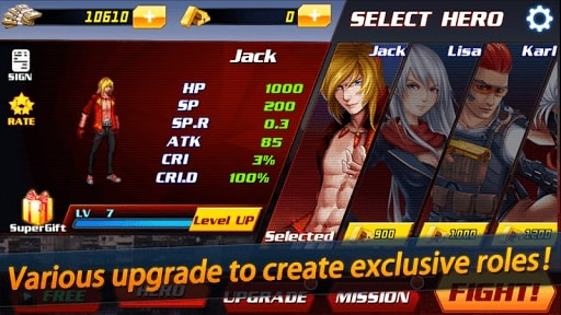 King of Fighting game
