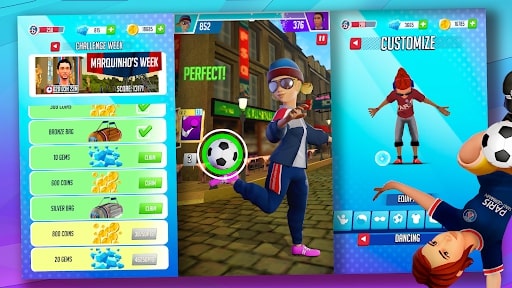 PSG Football Freestyle 2022 at ApkUnlimit