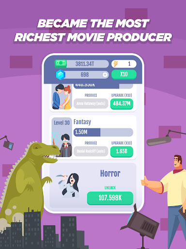 Idle Movie Studio mod unlimited money