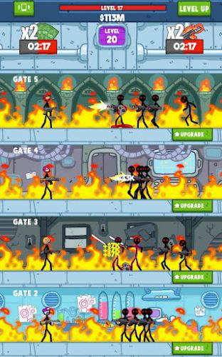 Idle Stickman shooting game