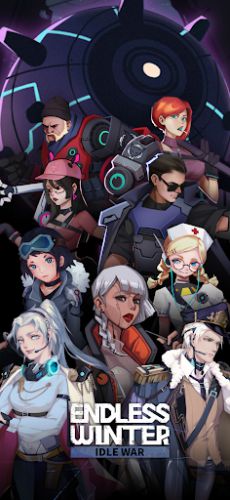 Endless Winter elenco de personajes al estilo anime