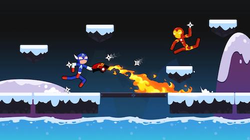 Superhero game Spider Stickman Fighting