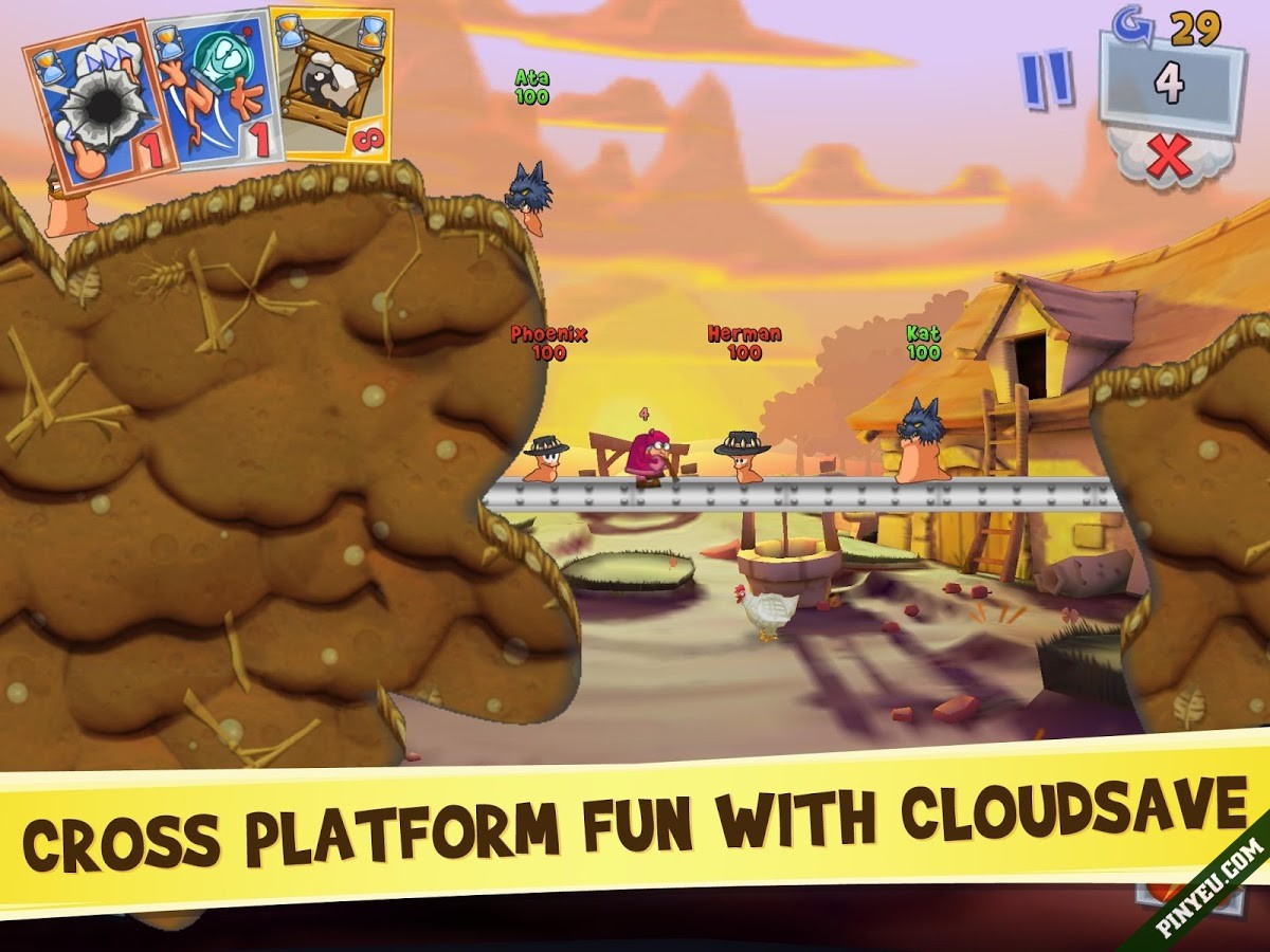 Worms 3 mod version with unlimited money