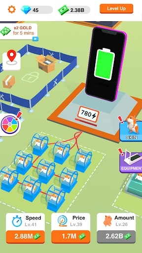 Idle Hamster Energy mod uang tak terbatas