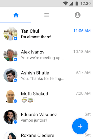 descargar aplicación messenger lite