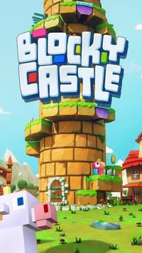 Blocky Castle tower climbing challenge