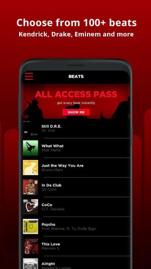 Full unlocked AutoRap by Smule version