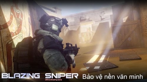 Blazing Sniper combate intenso