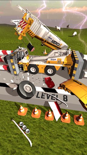 Car Crusher grinds cars