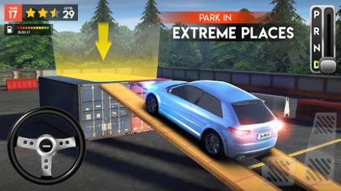 Juego de conducción y estacionamiento en Android