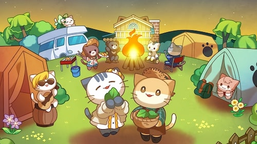 The game Cat Forest Camping Story