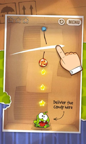 Cut the Rope Gold fully unlocked mod version