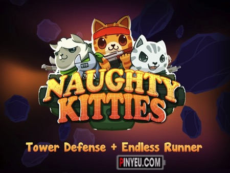 The game Naughty Kitties - Cats Battle