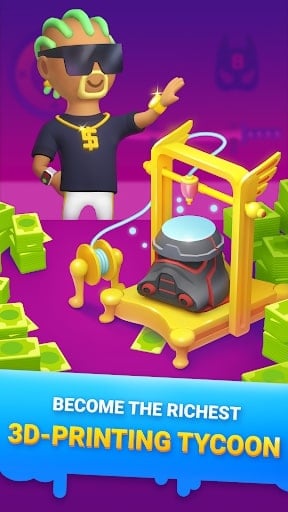 Idle 3D Printer unlimited money mod
