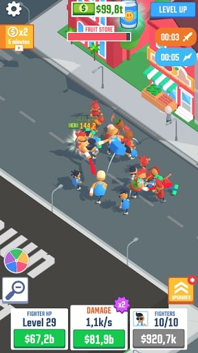 Idle Gang MOD contains no advertisements