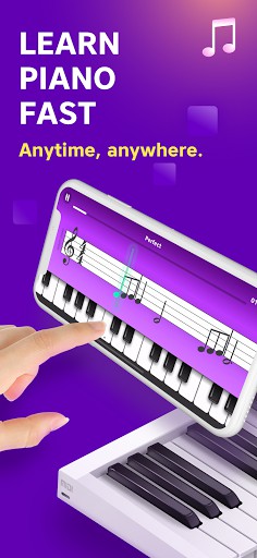 Piano learning and playing app for Android