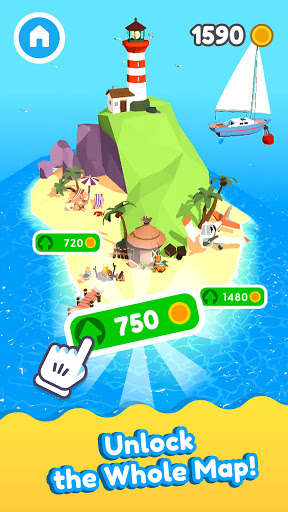 Fun swimming game experience