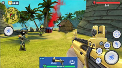 Guerrero stickman en Stickman Critical Strike Ops