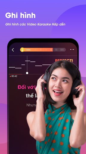 Aplicación para cantar y grabar karaoke en Android